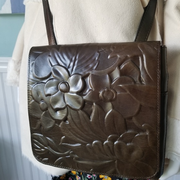 Patricia Nash Handbags - Patricia Nash Granada Flap Crossbody - Olive Green
